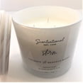 thumbnail image 2 of Natural Coconut + Beeswax Scented Candle Storm XL White Jar with Wooden Lid, 26 Oz., 2 of 3