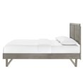 thumbnail image 6 of Platform Bed Frame, Twin Size, Wood, Grey Gray, Modern Contemporary Urban Design, Bedroom Master Guest Suite, 6 of 10