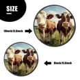 thumbnail image 3 of Metal Stove Burner Covers 4 Pcs Decorative Gas Stove Burner Cover 8Inch And 10Inch ,Cute Cow Animal Design, for Home Decor Cooktop Decorative, 3 of 6