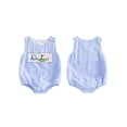 thumbnail image 2 of BemeyourBBs Newborn Baby Girl Boy Clothes Golf Outfit Summer Bubble Romper Infant Sleeveless O Neck Golf Court Cart Embroidery Tank Bodysuit Playsuit One Piece, 2 of 9