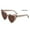 Brown Glam, variant on Heart Shaped Sunglasses for Women, Party, Bride, Babe, Squad Bachelorrete Party Eyeglassses (Black)