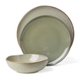 thumbnail image 2 of Oneida Organic Shades Sage Green 12-Piece Green Stoneware Tableware Set (Service for 4), 2 of 15