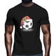 thumbnail image 2 of Camisetas casuales de manga corta con gorro de Papá Noel para hombre, camisetas gráficas de fútbol, 2 of 8