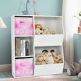 thumbnail image 5 of Werseon Collapsible Fabric Cube Storage Bin, 11" Foldable Storage Cubes Organizers with Handles, 6 Pack, Pink, 5 of 13