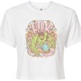 thumbnail image 3 of Marvel Hulk - Floral - Juniors Cropped Graphic T-Shirt, 3 of 5