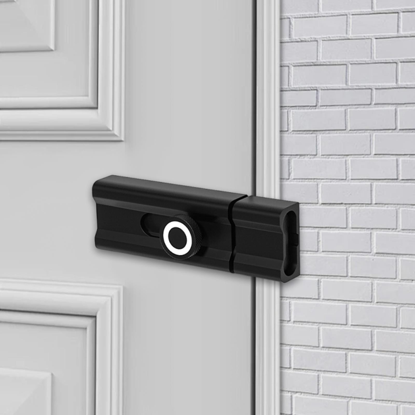 Slide Bolt Door Latch Barrel Bolt Lock Self Adhesive Aluminum Alloy Construction for Home Bedroom Garage Use