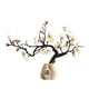 thumbnail image 2 of Adorno de resina para escritorio, artesanía china de Wintersweet, escultura decorativa en rojo, rosa y blanco | Elegante decoración para sala de estar, estudio, vitrina, dormitorio, etc., 2 of 6