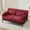 Red, variant on Harper & Bright Designs Modern Loveseat Sofa with Metal Leg, 2-Seater Couch Sofa with USB Ports and Unique Cylindrical Armrests for Living Room, Beige