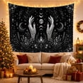 thumbnail image 3 of Celestial Hands with Crystals and Moon Phases, Mystical Gothic Style for Witchy Decor Lovers, Occult Wall Art, Halloween Gift, Tapestry Wall Hanging for Bedroom and Dorm, 3 of 7
