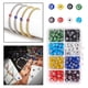 thumbnail image 5 of Dijes de cuentas redondas planas de ojo malvado, cuentas espaciadoras para tobilleras, brazaletes y fabricación de joyas. 8 celosías (ojo del diablo), 5 of 9
