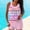 Pink, variant on uublik Swimsuits for Women Built in Bra Swimsuit Bathing Suit Modest Swim Tank Top with Shorts Blue