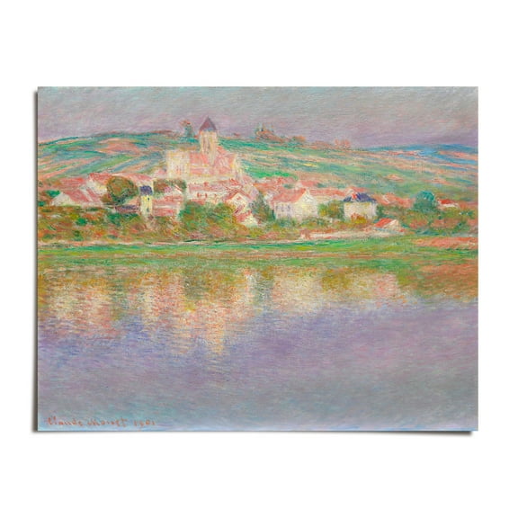 Vetheuil c. 1901 - Claude Monet - 8x10 - Wall Art Print - UNFRAMED