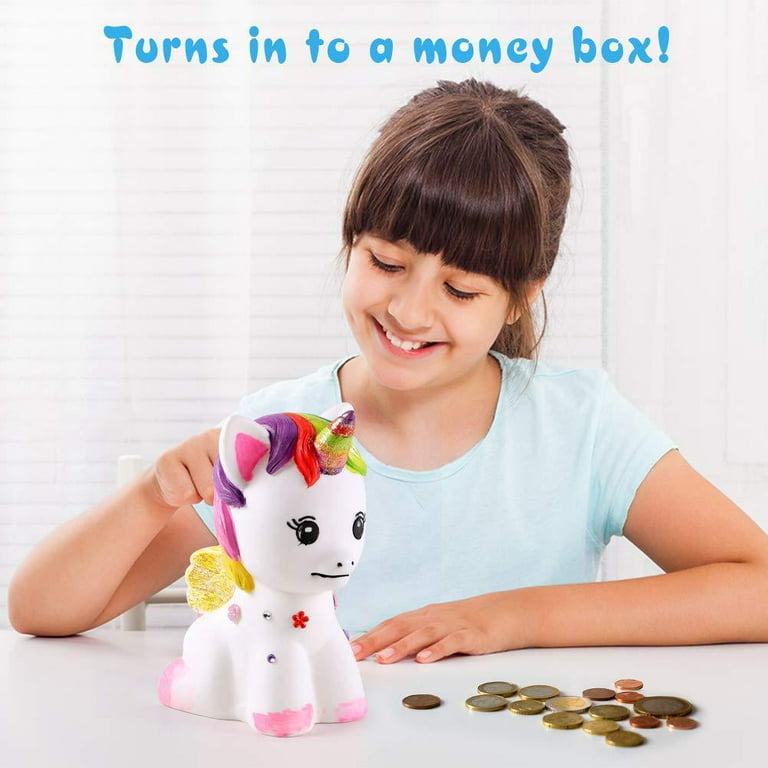 SOKA Paint Your Own Money Bank Arts & Crafts Kit, DIY Fun Creative  Stationery Easy to Decorate Ceramic Craft Activity – Perfect Gift for Girls  and Boys – 4 Designs to Collect - Vinsani Ltd.