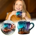 thumbnail image 1 of LLQkigsxse Tasses à Café en Verre, Tasse à Café Unique en Résine, 1 of 8