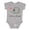 AC-Heather Grey, variant on Inktastic Loved by Grandma Cute Grandchild Boys or Girls Baby Bodysuit