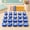 Blue, variant on 20 Pcs Numbered Pencil Toppers 1-20, 2026 New Reusable Classroom Pencil Labels for Supply Stations and School Organization