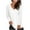 White, variant on Womens Long Sleeve Tops Fashion Women Solid Color Long Sleeve Comfortable Breathable V-Neck Shirt Tops Long Sleeves T-shirts Blouse Tops Tie Dye Workout Top