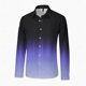 thumbnail image 1 of Camisa abotonada con solapa multicolor para hombre con mangas largas estampadas, camisa moderna y cómoda, informal, para fiestas de noche y vacaciones, 1 of 6