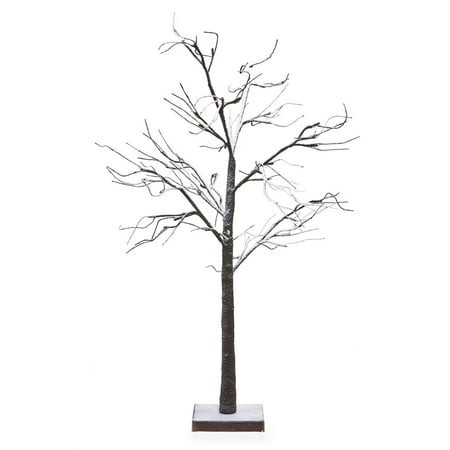 48 Led Lighted Poseable Snowy Brown Leafless Twig Tree Christmas 48 Led Lighted Poseable Snowy Brown Leafless Twig Tree Christmas Table Top Decoration Warm