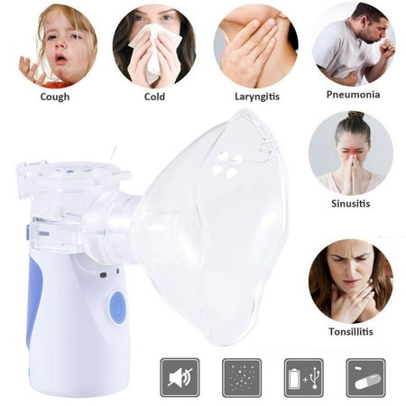 Personal Steam Inhaler Handheld Portable Ultrasonic Nebulizer Inhaler for Health (Best Portable Nebulizer For Travel)