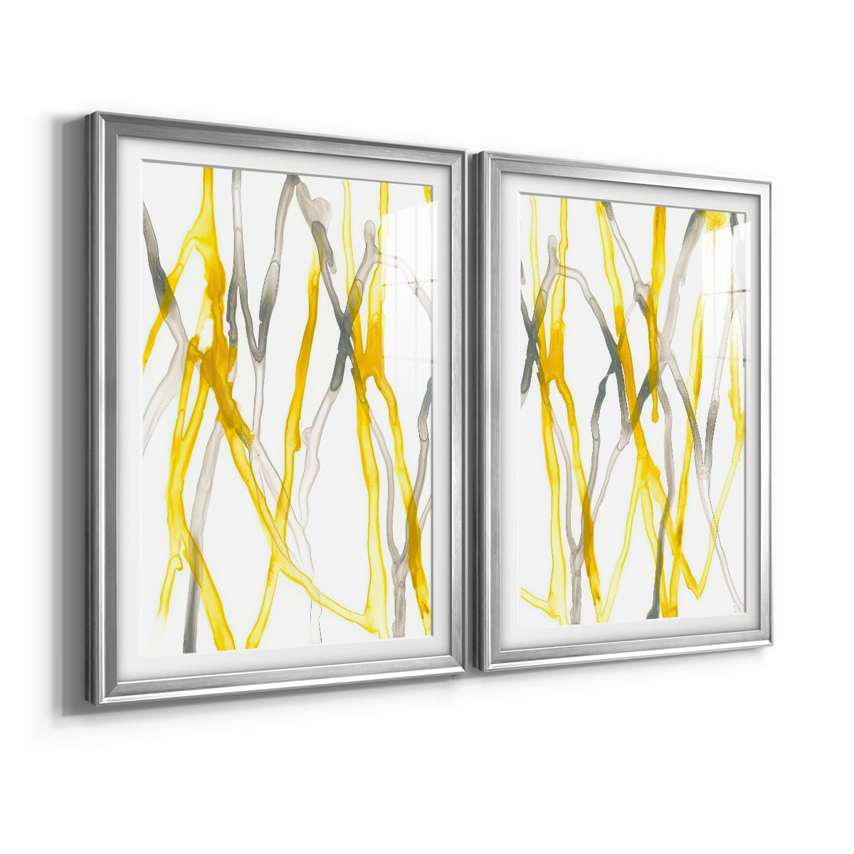 Wexford Home Runnel XIX Premium Framed Print, 26.5" x 36.5" - Ready to Hang, Silver (Set of 2)