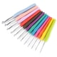 thumbnail image 3 of Juego de Ganchos de Ganchillo, Cinta Métrica Suave, 12 Colores Diferentes, 12 Piezas de Agujas de Tejer, para Niños, Kit de Herramientas de Ganchillo para Patrones, 3 of 14