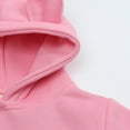 thumbnail image 5 of HAPIMO Hoodie Sweatshirts Cute Ear for Kids Clearance Solid Spring Hoodies Bear Ears Boys Girls Hoody Children Pullover Outerwear Sales Playwear Hot Pink 2-3Y, 5 of 8