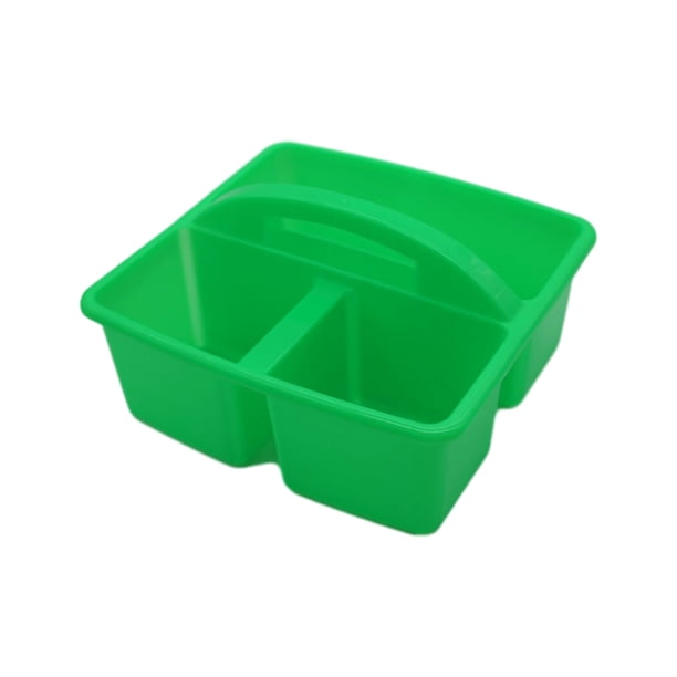 Cesta de almacenamiento apilable Inteprter solución organizada no dañina para las manos verde