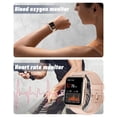 thumbnail image 4 of Reloj inteligente GRV para iOS y Android con llamadas IP68 rosa, 4 of 7
