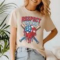 thumbnail image 4 of Respect The Drip Baseball Ice Cream Drip 4Th Of July, Baseball Shirt,Game Day Shirt,Game Day Baseball, American Baseball, 4 of 5