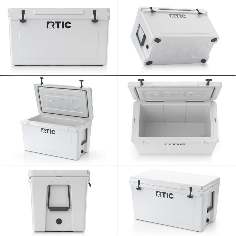 RTIC Outdoors Hard Cooler White 65-Quart Insulated Personal Cooler