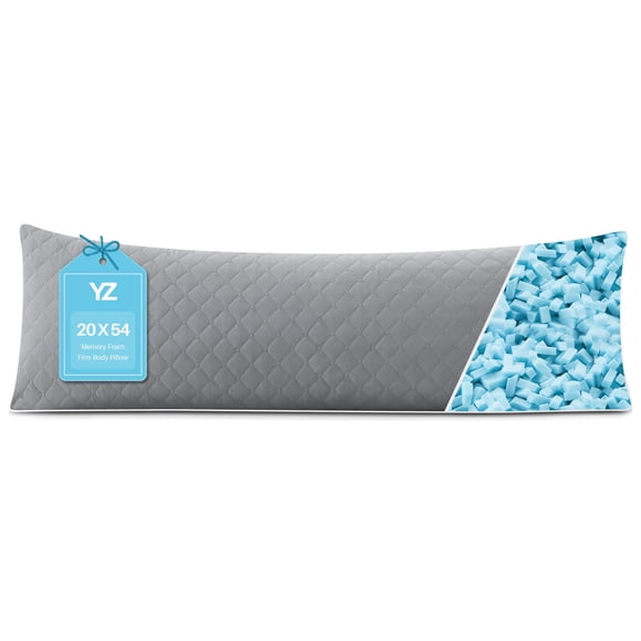 Almohada corporal YZ HOME 51 x 137 cm con espuma viscoelástica triturada