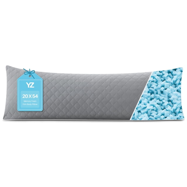 Almohada corporal YZ HOME 51 x 137 cm con espuma viscoelástica triturada