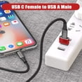 thumbnail image 3 of Adaptador USB a USB C, paquete de 3 unidades, Basesailor para dispositivos Apple, 3 of 8