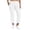 White, variant on Cotton Linen Pants Women Summer Lightweight Elastic High Waist Straight Leg Casual Work Pants Sweatpants with Pockets