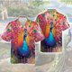 thumbnail image 4 of Nueva camisa de moda con diseño de pájaro para hombre, camisas casuales de verano de manga corta, blusas hawaianas con estampado 3D de pavo real para playa, blusa masculina Harajuku, 4 of 4
