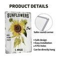 thumbnail image 4 of AEFER Retro Sunflower Metal Tin Sign Wall Decor Vintage Sunflower Tin Sign for Home Living Room Kitchen Outdoor Decor Gifts 12x12inch(30x30cm), 4 of 5