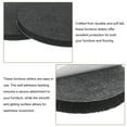 thumbnail image 3 of Deslizadores de muebles, almohadillas de fieltro autoadhesivas redondas, protectores de suelo para patas de muebles de madera dura 2.5" 12 piezas, 3 of 5