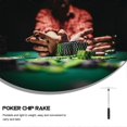 thumbnail image 3 of Decked Accessories Game Table Accessories Rake Poker Chip Push Coin Chip Rake Chip Harrow Chip Rake Casino, 3 of 3
