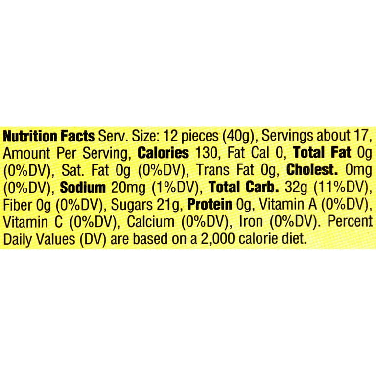 Zachary, Assorted Fruit JuJu Candy, 24 Oz - Walmart.com