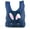 Navy, variant on Easter Basket Bags, Bulk Reusable Grocery Bags, Easter Egg Hunt Tote Bags - Bunny Face