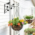 thumbnail image 4 of 2025 New Hanging Bracket, 12 Inch Steel Hooks for Hanging Baskets, Heavy Duty Wall-Mounted Gardening Bracket Hook for Outdoor Indoor Bird Feeders, Wind Chimes, Flower Baskets, Lanterns, 4 of 4