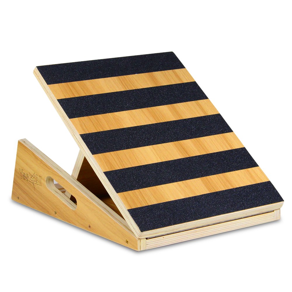 Yes4All Wooden Slant Board / Calf Incline Board 5 Incline Level 15