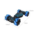 thumbnail image 4 of bxhwj RC Stunt Cars for Kids, 4WD Off Road Remote Control Car 360 Flips and Drifts, Rechargeable High Speed Toy Truck for Boys Girls 6-12, All Terrain Climbing Vehicle with LED Lights, 4 of 7