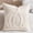 A, variant on Fall Decorations Tufted Pumpkin Pillow Cover, 18x18 Inch Cream Linen Throw Cushion Case for Sofa & Bed, Autumn Harvest Accent (Insert Not Included) A