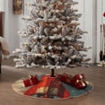 thumbnail image 4 of Lukts Rusty Rocket Launch Print Color Life Christmas Tree Skirt, Winter Holiday Tree Mat Decoration ,Can be Used as A Shawl-30", 4 of 6