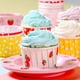 thumbnail image 2 of 100 moldes para cupcakes de papel para cupcakes, redondos, para hornear pasteles (fresa) TUNC Sencillez, 2 of 5