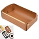 thumbnail image 1 of Bandeja de tocador de material cuero Almacenamiento en la Misceláneas de de Caja de la cartera de llaves Estante Estantería Organizador - marrón BLESIY Caja de almacenamiento de escritorio, 1 of 8