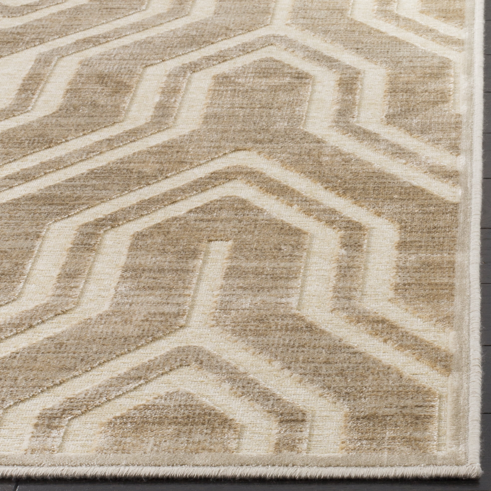 SAFAVIEH Paradise Edwyna Geometric Tessellation Area Rug, Stone, 7'6" x 10'6"