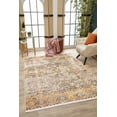 thumbnail image 3 of Varanasi Yellow Modern Polyester Area Rugs for Living Room Washable Rugs Boho Moroccan Area Rug Soft Geometric Bohemian Carpet Distressed Indoor Rug for Bedroom Dining Room Office Nonslip Rug, 3 of 9